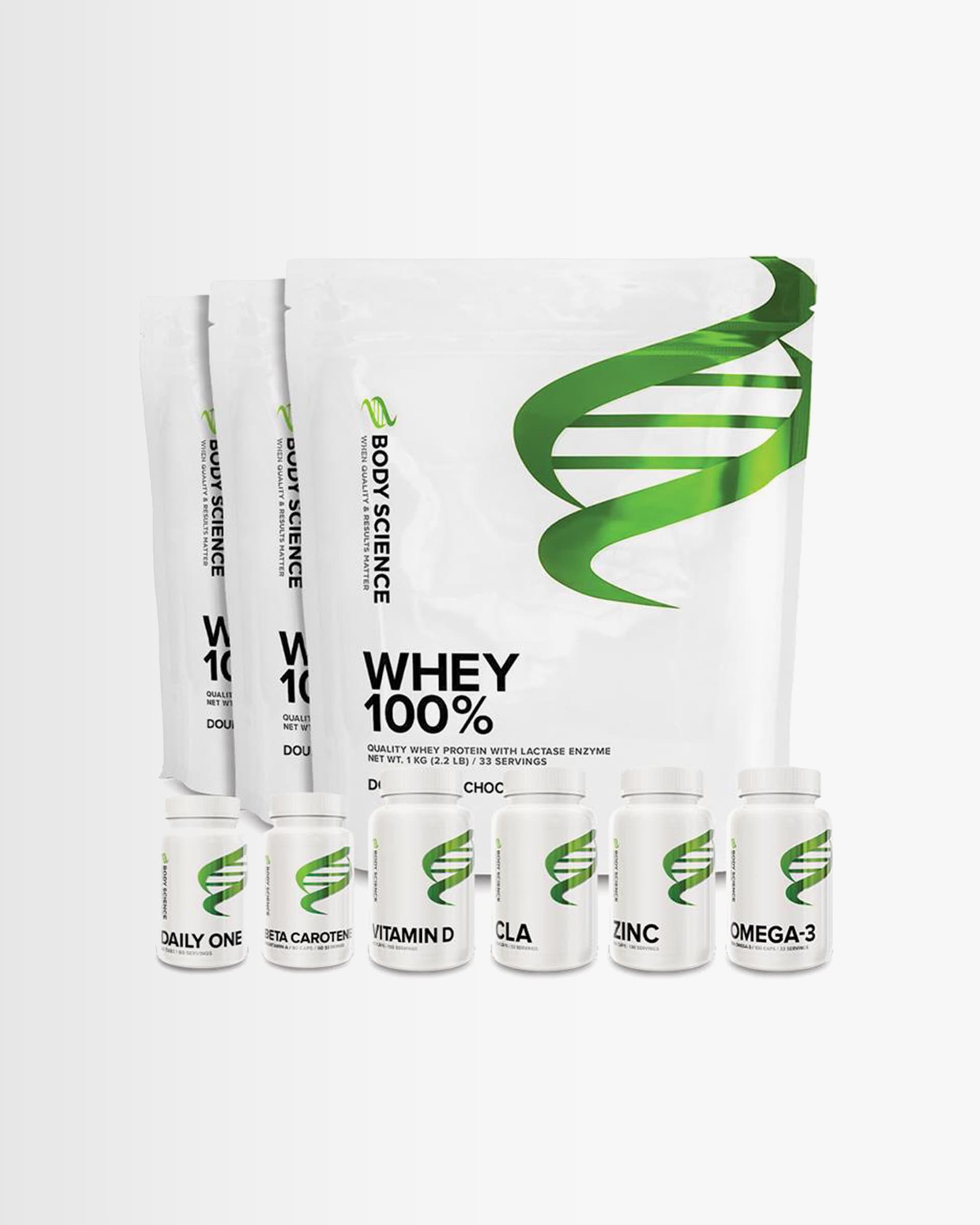 Body Science Whey 100% + Bonusprodukt