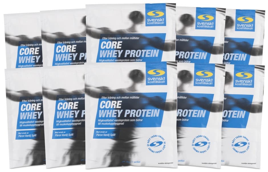 Svenskt Kosttillskott Core Whey Protein Portionspåse